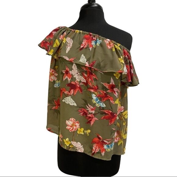 MAEVE Vallita Floral Off-The-Shoulder Blouse Sz M - Picture 2 of 11